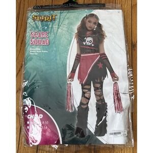 Spirit Halloween Scare‎ Squad Cheerleader Costume Child L 12-14 Dress Up